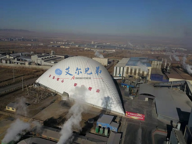 在氣膜建筑面前，粉塵想“出逃”，可沒那么容易