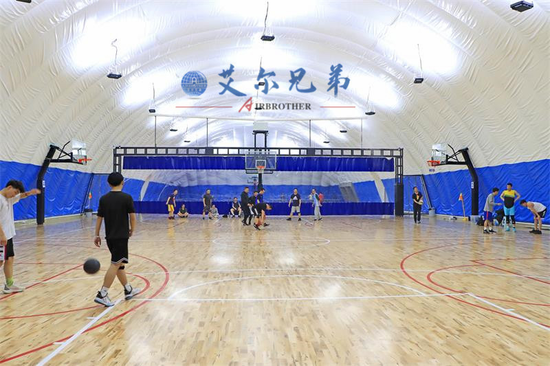 大跨度氣膜體育館審批手續簡單，建造時間短